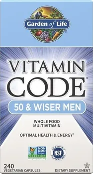 Garden of Life Vitamin Code 50 and Wiser Men Multi