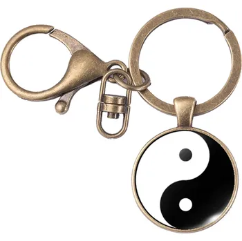 Přívěsek na klíče jin jang