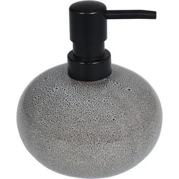 Dávkovač mýdla BISK Erga BARI, dávkovač mýdla na postavení, šedá-černá, ERG-08250