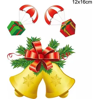 Vánoce Vánoční dekorace na okno | vánoční samolepka na okno - 14