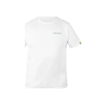 Rybářské oblečení PRESTON INNOVATIONS White T-Shirt Velikost: Small