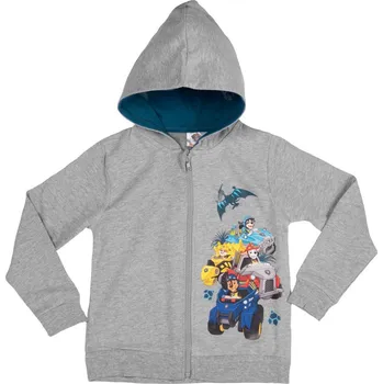 Dívčí mikina Šedá mikina Tlapková Patrola, vel. 98-116cm Velikost: 98cm