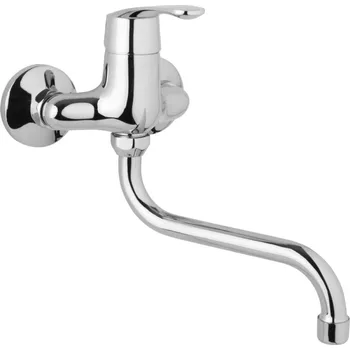 Vodovodní baterie JB Sanitary L10 30 50 Hela, Dřezová nástěnná baterie, 100mm, ramínko T 300 mm