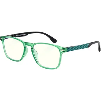 Počítačové brýle GLASSA Blue Light Blocking Glasses PCG 029, +1,00 dio, černo zelené