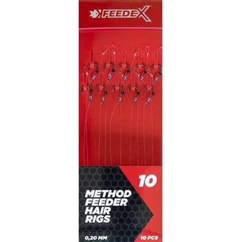 10ks - Návazec Feeder Expert s Vlasovým Přívěsem Velikost 12