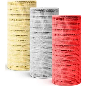 Vánoční dekorace Vánoční dekorační síťka - 4,5 m x 15 cm