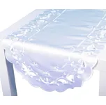 DekorTextil Celoroční vyšívaný ubrus - Gold - bílý ROZMĚR: 90 x 90 cm