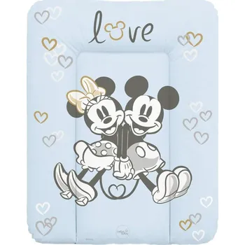 Přebalovací podložka Ceba Podložka přebalovací měkká na komodu 50x70 cm Disney Minnie & Mickey Blue