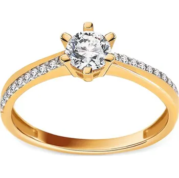 Prsten Zásnubní prsten Elegance se zirkony IZ29655 + dárkové balení LUXUS zdarma