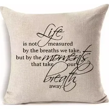 Dekorativní polštářek Dekorační polštář | zamilovaný povlak na polštář, 43 x 43 cm - já