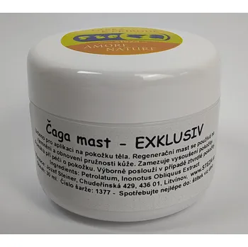 Bylinná léčivá mast Tinktur - Čaga mast - EXKLUSIV 30ml. (Mastička z ČAGY - EXTRA SILNÉ !)