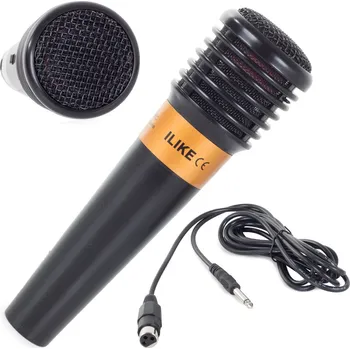Mikrofon VERK GROUP Profesionální dynamický karaoke mikrofon s kabelem Velikost: univerzální