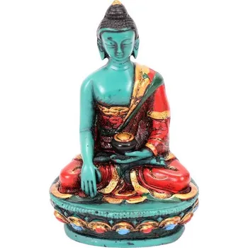 Soška zelená kolorovaná Akšóbhja 12 cm