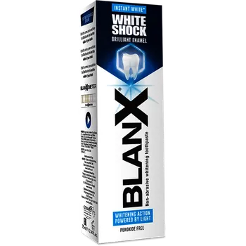 Dentální hygiena Blanx bělící zubní pasta White Shock Instant White 75 Ml
