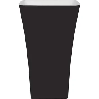 Umyvadlo Besco Volně stojící umyvadlo z litého mramoru Assos BW Matt UM VS 52x41x85 cm