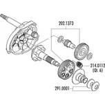 Polini Gumové vložky Polini, 6ks 214.0112
