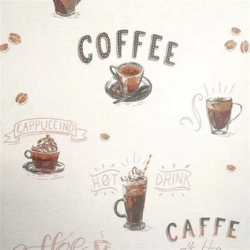 Tapeta Vliesové tapety na zeď káva na bílém podkladu 10410-14