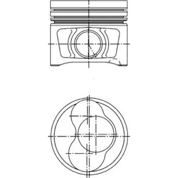 Motor automobilu Píst KOLBENSCHMIDT 40409600