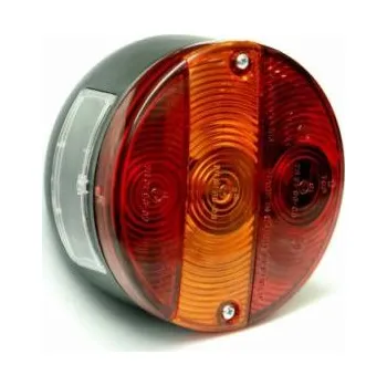 Zadní světlomet Zadní světlo 3 dílné, kulaté s osvětlením SPZ 248A
