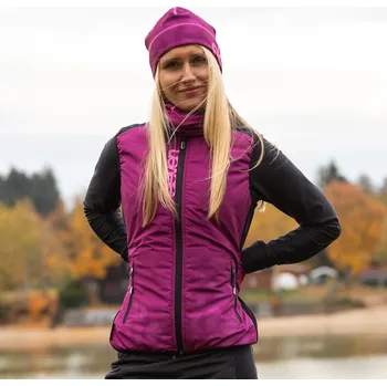 Dámská vesta Dámská hybridní vesta Eleven Fusion Fuchsia Velikost: M