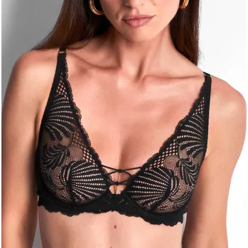 Souprava dámského spodního prádla Podprsenka AUBADE (2AN12-02), Velikost 80D, Barva černá