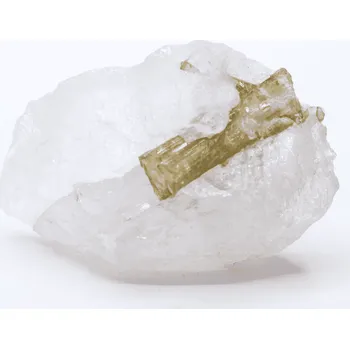 Milujeme Kameny Turmalín zelený (verdelit) v křemeni - surový kámen VK18 374605