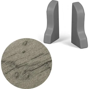 soklová lišta AP35 koncovka L+P k liště TYP 08 ACARA, PVC Dub letitý, 1 pár