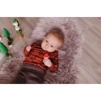 Crawler Organická bavlna rostoucí body dlouhý rukáv dětské V lese Velikost: 92-98/104