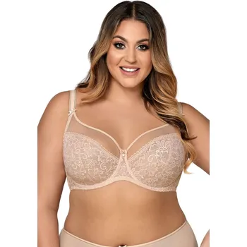 Podprsenka Dámská podprsenka 1396 Crystal beige plus - AVA Béžová 75/K