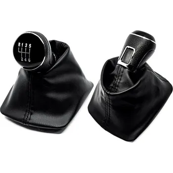 Hlavice řadicí páky PROTEC Řadící páka s manžetou, Škoda Octavia 2 2004 - 2014 6st černá