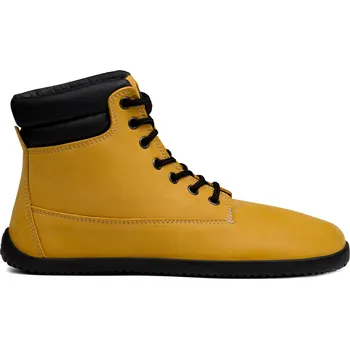 Dámská zimní obuv Ahinsa celoroční kotníkové barefoot boty Shuma pískové Velikost: 41