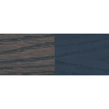 Olej na dřevo OSMO Olejové mořidlo 0,125 l Olejové mořidlo: 3514 Grafit lehce mořený vs. intenzivní efekt na dubu