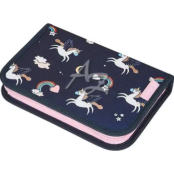 Penál Herlitz penál 1 chlopeň Unicorn vybavený