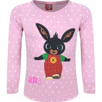 Dívčí tričko Dívčí tričko Bing - růžové, vel. 92, 110, 116cm Velikost: 116cm