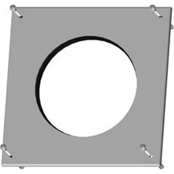 Krycí rozeta Wolf DN160 bílá