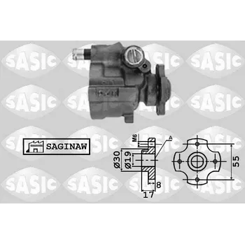 Posilovač řízení SASIC Hydraulické čerpadlo, řízení 7070033