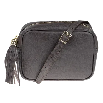 Kabelka NovaKabelka.cz Kožená italská crossbody kabelka Bala Cafe