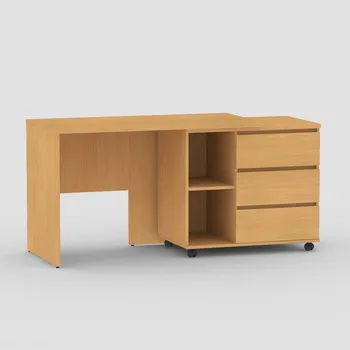 Psací stůl Psací (PC) stůl s otočným kontejenrem Rea Roy - Psací stůl rohový i rovný