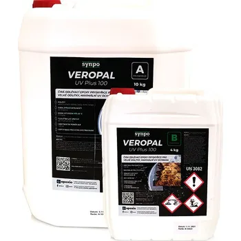 VEROPAL UV PLUS 100 14kg čirá epoxidová pryskyřice (Čirá epoxidová pryskyřice Veropal UV PLUS 100)