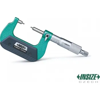 Mikrometr s extra tenkými měřicími plochami 25-50/0,01 mm, typ A INSIZE