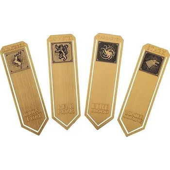 Cinereplicas Kovové záložky Hra o trůny - Houses of Westeros