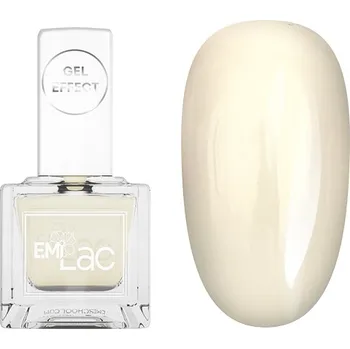 Lak na nehty emi E.MiLac Gel Effect Antique White #005, 9 ml. - Klasický lak s gelovým efektem