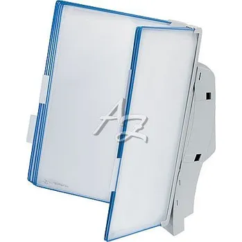 Kancelářský nábytek závěsný element s 10kapsami A4 MODRÝ