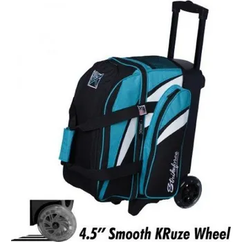 Taška na bowlingovou kouli KR STRIKE FORCE KR CRUISER 2 BALL ROL S PROSTOREM NA BOTY teal,camo, modrá fialová , červená, šedá, oranžová