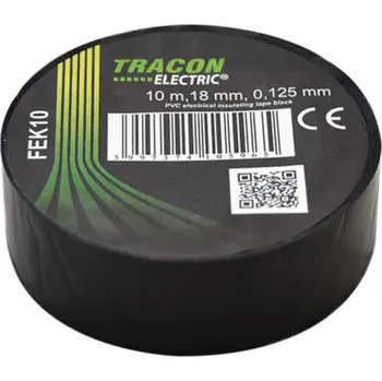 Izolační páska Tracon electric Páska izolační černa 10mx18mm 10mx18mm