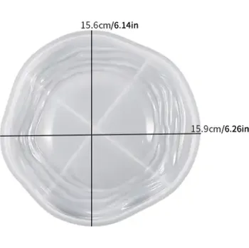 Forma na odlévání Silikonová forma 1007-2 Podtácek Kámen 156x159mm