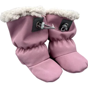 Capáčky Softshellové capáčky s beránkem světle fialové s brzdičkou 0-6 měsíců Fialová