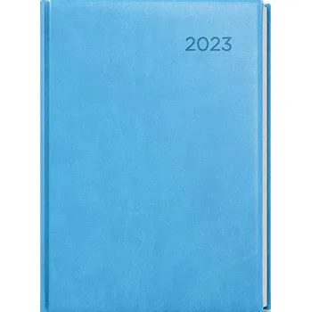 Diář Denní diář David Vivella A5 Světle modrá