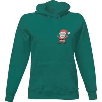 Dámská mikina Dámská mikina s kapucí s potiskem Santa Claus dámské