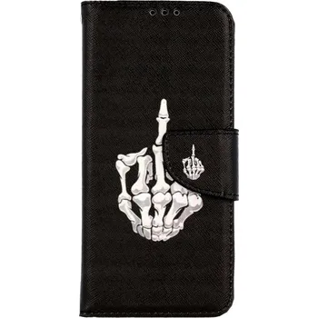 Pouzdro na mobilní telefon Pouzdro Xiaomi Redmi Note 11 knížkové Kostlivec (kryt neboli obal na Xiaomi Redmi Note 11)